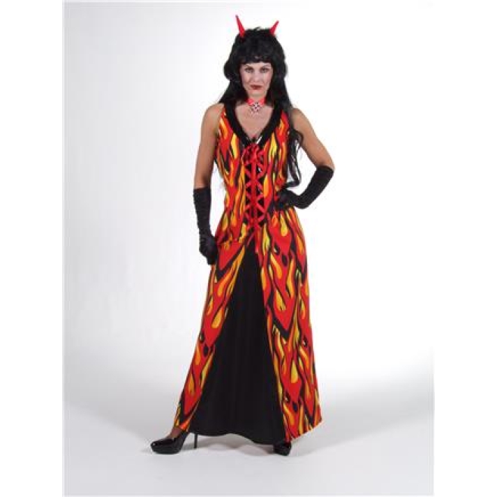Devil Flame Dress Medium