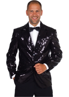 Freddys jacket black sequins men