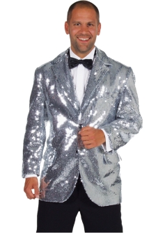 Freddys jacket silver sequin men