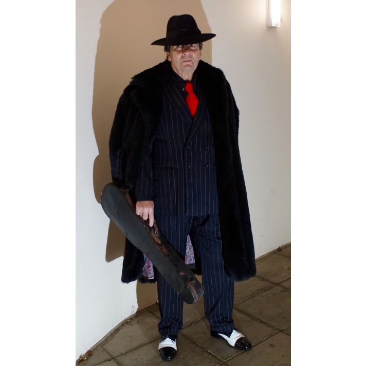 1920s 40s Gangster Striped Suit DG17A