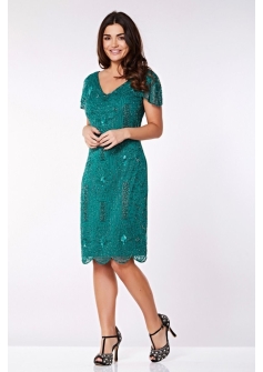 Gatsby Dress Downtown Teal