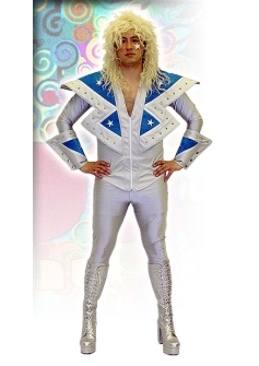 Make Believe glam rocker silver