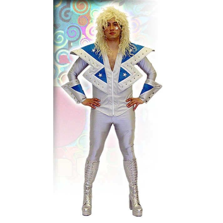 70s 80s Glam Rocker Costume Make Believe CZ24