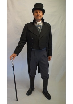Mr Darcy Grey Black Costume 1