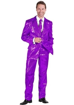 Purple Sequin Suit
