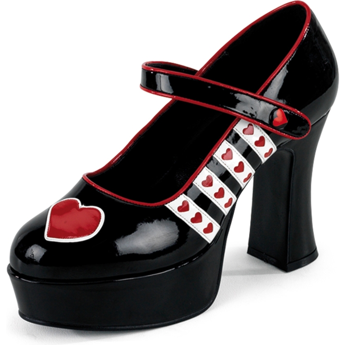 Queen Of Hearts Adult Shoes