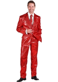Red Sequin Suit
