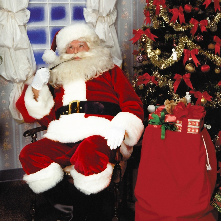 Santa Claus Deluxe Imperial Crimson Costume Rubies FP10
