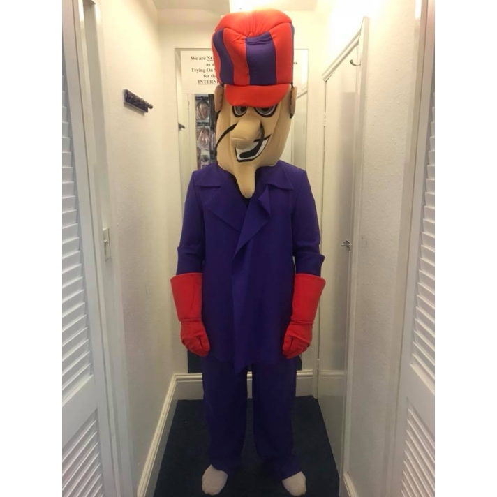 Wacky Races Dick Mascot Costume