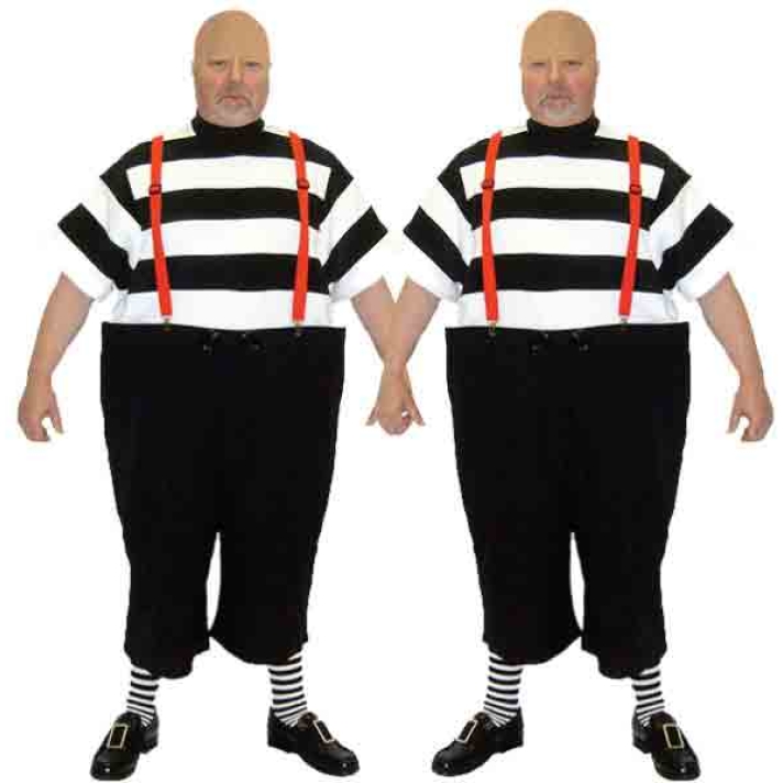 Alice In Wonderland Tweedle Dee Tweedle Dum Adult Costume BX9 BX10