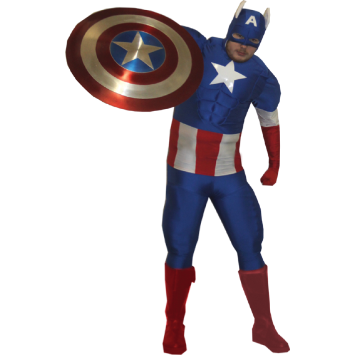 Captain America Superhero Costume Make Believe DC22A