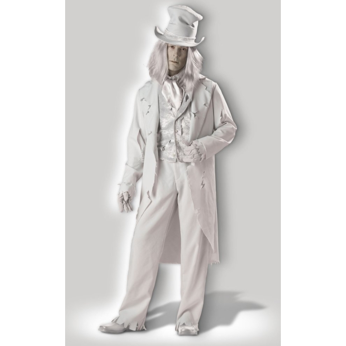Ghostly Victorian Gent Costume In Character S12A
