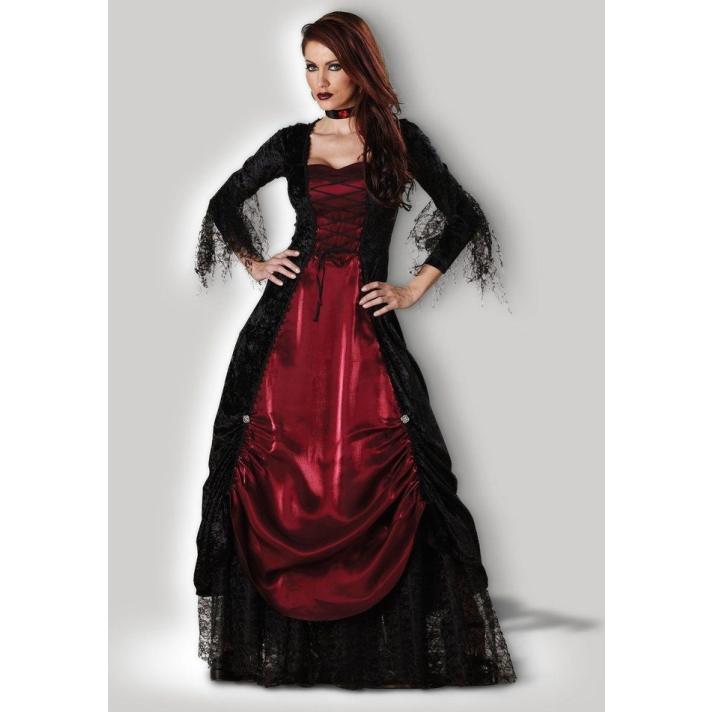 Gothic Vampiress Costume In Character R9