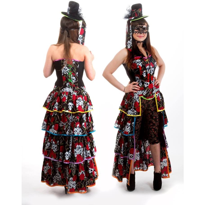 Mexican Day Of The Dead Costume Make Believe DM10