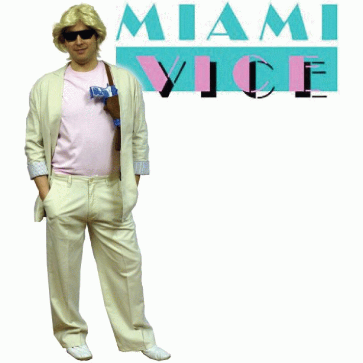 Miami Vice Don Johnson Costume Make Believe CA17 CA18