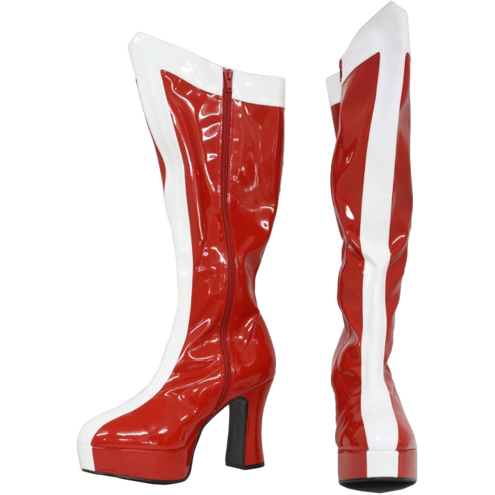 Wonder Woman Superhero Red White Boots Rubies 884019