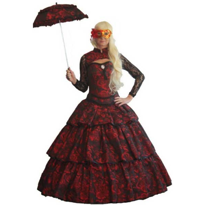 Victorian Lady Red Rose